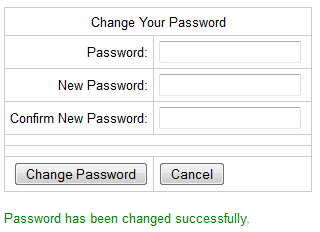Implement Change Password functionality in ASP.Net using C# and VB.Net