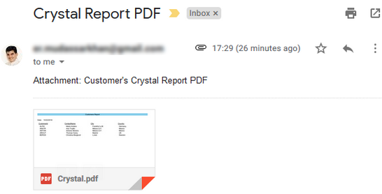 Export Crystal Report to PDF and send as Email Attachment in ASP.Net