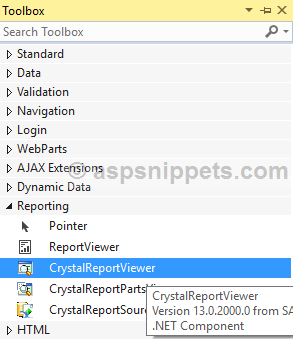 Populate (Bind) Crystal Report using Entity Framework DataSource in ASP.Net MVC