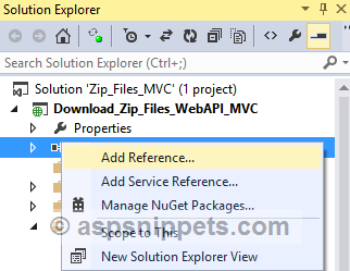 Download Compressed Zip File from Web API in ASP.Net MVC