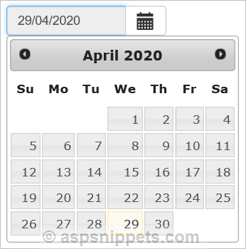 Using Bootstrap FontAwesome Glyphicon Icon with jQuery DatePicker
