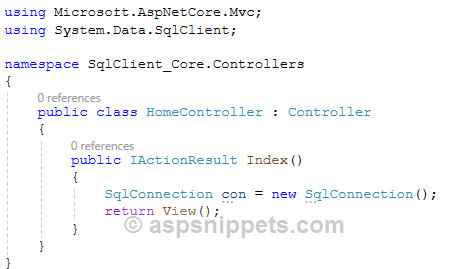 Using System.Data.SqlClient package in .Net Core 7.0