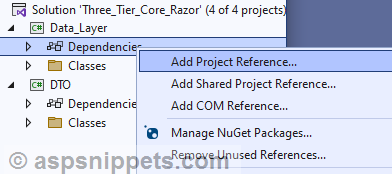 Implement Three Tier Architecture in.Net Core 6.0