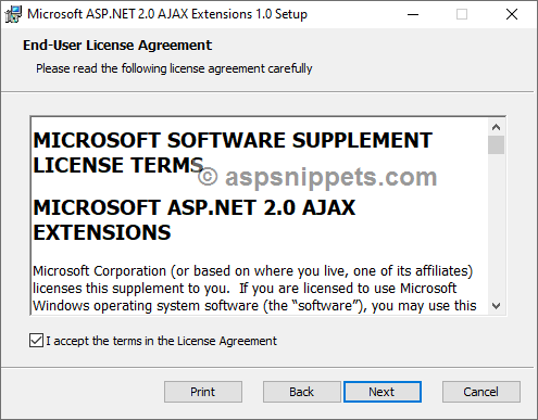 Install and Configure ASP.Net AJAX Extension