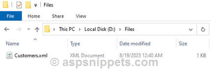 download xml file from url online