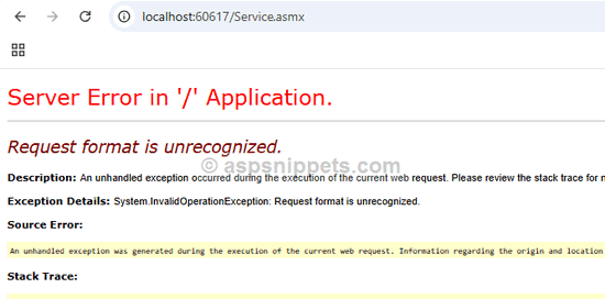 Hide Method Description and Documentation of ASP.Net (ASMX) Web Services when browsed