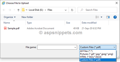 accept attribute in input file for pdf