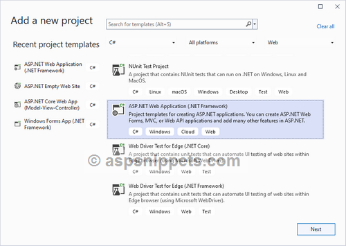 Step by Step SignalR application in ASP.Net