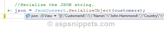 Newtonsoft.Json.JsonConvert: Serializing and Deserializing JSON in C# and VB.Net