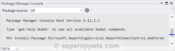 Nuget Install: Microsoft.ReportingServices.ReportViewerControl.WebForms