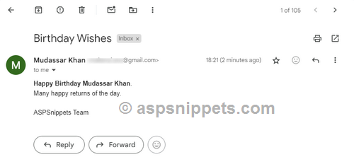 Send email with body format text in SQL Server