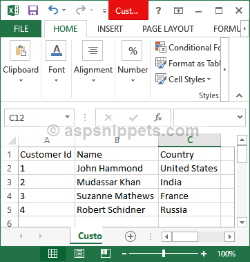 ASP.Net MVC: Import (Insert) Excel file data into Database using SqlBulkCopy