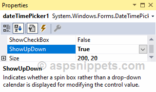 Get only Time from DateTimePicker (Calendar) in Windows Forms with C# and VB.Net
