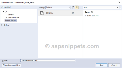 Using NHibernate in ASP.Net Core Razor Pages