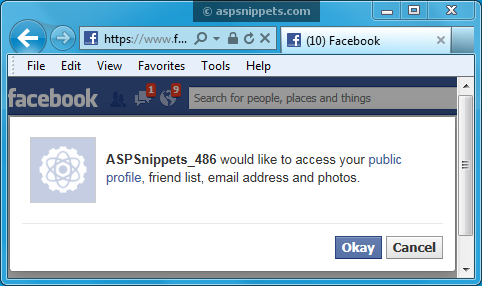 How to logout from FaceBook website using Graph API in ASP.Net