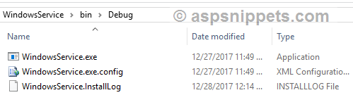 Create Windows Service in Visual Studio 2013, 2015 and 2017 using C# and VB.Net