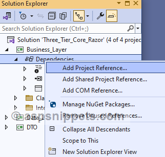 Implement Three Tier Architecture in.Net Core 6.0