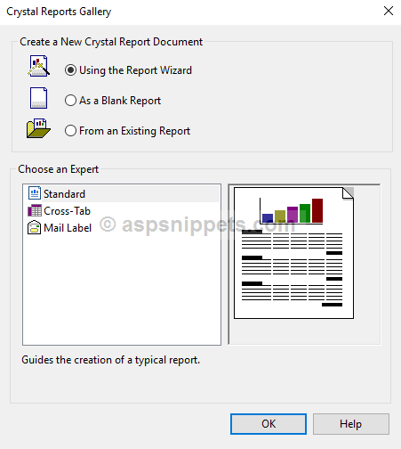 Populate (Bind) Crystal Report using Entity Framework DataSource in ASP.Net MVC