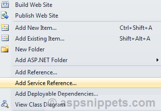 Select Insert Edit Update Delete using WCF Service in ASP.Net