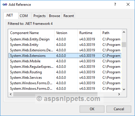 Using JavaScriptSerializer in Windows Forms, Console, Class Library and Windows Service Applications in C# and VB.Net