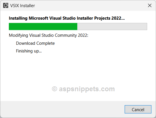 Visual Studio 2022: Add Visual Studio Installer Project Template 