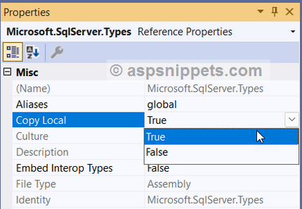 Could not load file or assembly MicrosoftSqlServerTypes Version11000