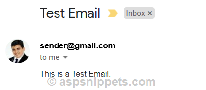 Send email using jQuery AJAX in ASP.Net