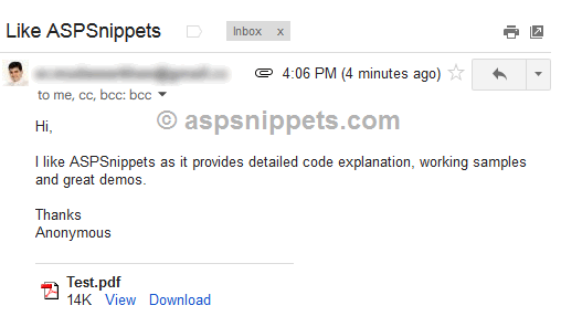 send email using mailkit .net core