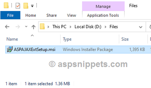 Install and Configure ASP.Net AJAX Extension