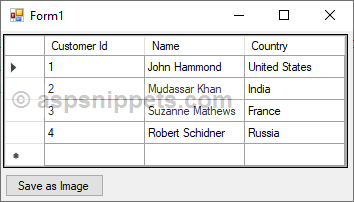 Convert (Export) DataGridView to Bitmap (PNG) Image in C# and VB.Net