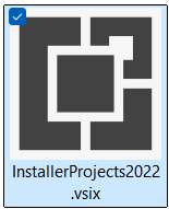 Visual Studio 2022: Add Visual Studio Installer Project Template 