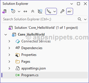 Net Core 10: ASP.Net Razor Pages Hello World Tutorial