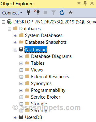 Install Microsoft Northwind and Pubs Sample databases in SQL Server Management Studio