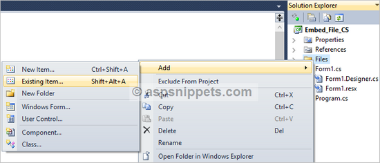 Using Manifest File in Windows Application with C# and VB.Net