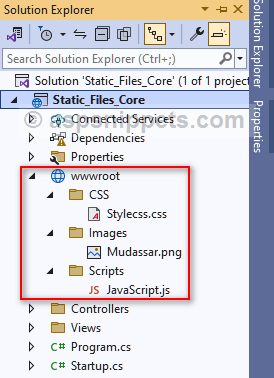 .Net Core 5: Static Files (Images, CSS and JS files) in ASP.Net Core