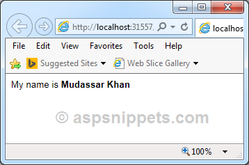 AngularJS ngSanitize example: Display HTML using ngSanitize in AngularJS
