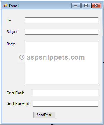 send email with mailkit c#