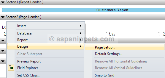 Change Height and Width of Crystal Reports in Visual Studio