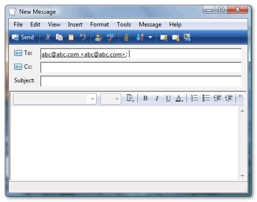asp net mailto
