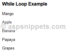 Using While and ForEach Loops in AngularJS