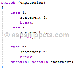 Exception Handling in .Net Core using Switch Case statement