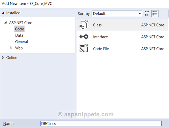 Paging (Pagination) example in ASP.Net Core MVC