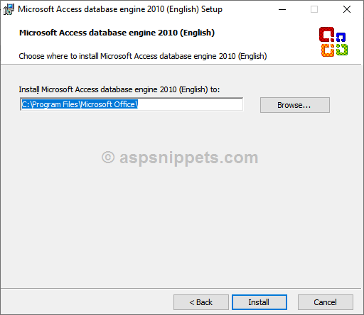 Download Microsoft.ACE.OLEDB.12.0 provider for 32bit and 64bit
