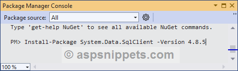 Using System.Data.SqlClient package in .Net Core 7.0