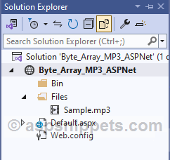 Save Byte Array to MP3 in ASP.Net