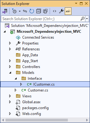 ASP.Net MVC: Dependency Injection using Microsoft.Extensions.DependencyInjection