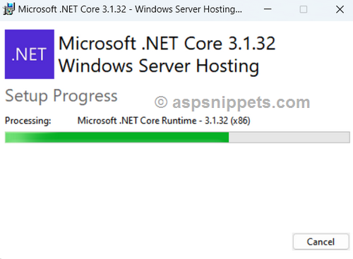 [Solved] HTTP Error 500.31 - Failed to load ASP.NET Core runtime