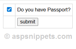 Using HtmlCheckBoxFor in ASPNet MVC