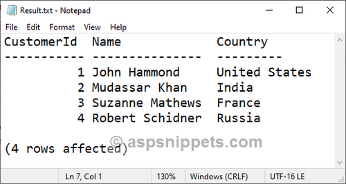 SQL Server: Send email with query results as attachment