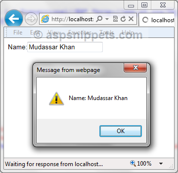 Enter key press Server Side event for TextBox in ASP.Net